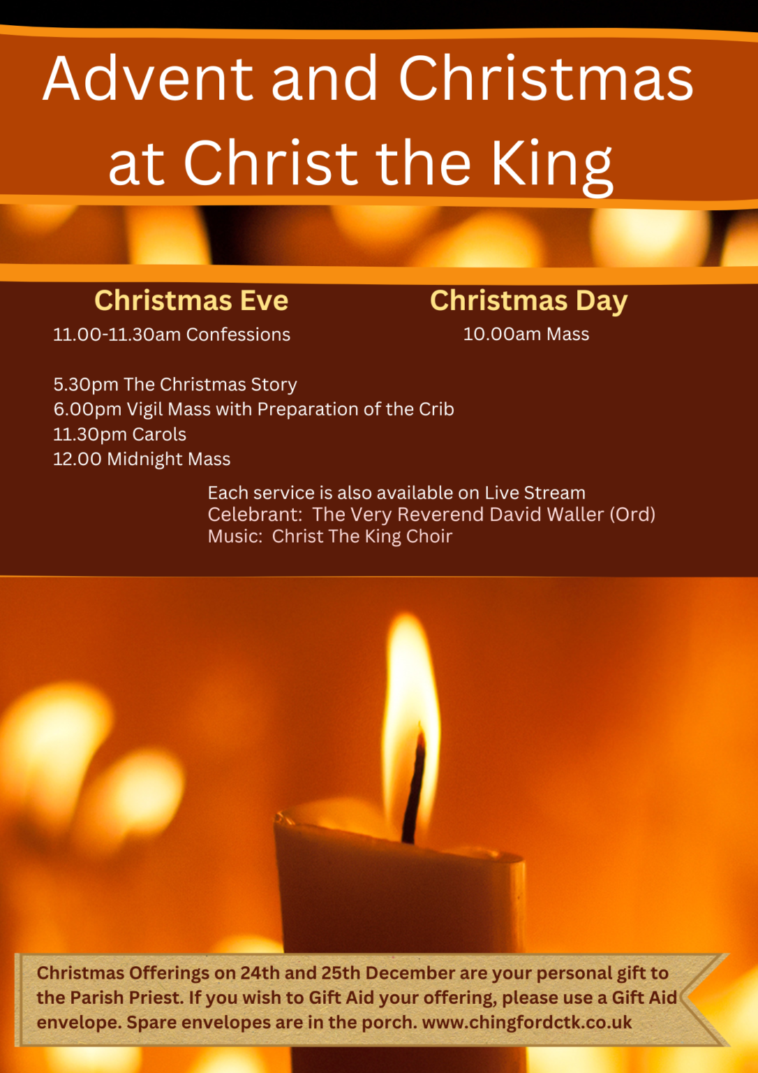 Advent and Christmas Catholic Parish of Christ the King Chingford